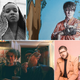 Clockwise from top left: Lucinda Williams (Image: Partisan Records), Jamila Woods (Photo: Bradley Murray), Panda Bear (Painting: Hugo Oliveira; Photo: Fernanda Pereira), Cherry Glazerr (Photo: Pamela Littky), and Spielbergs (Photo: Courtesy of the artist)